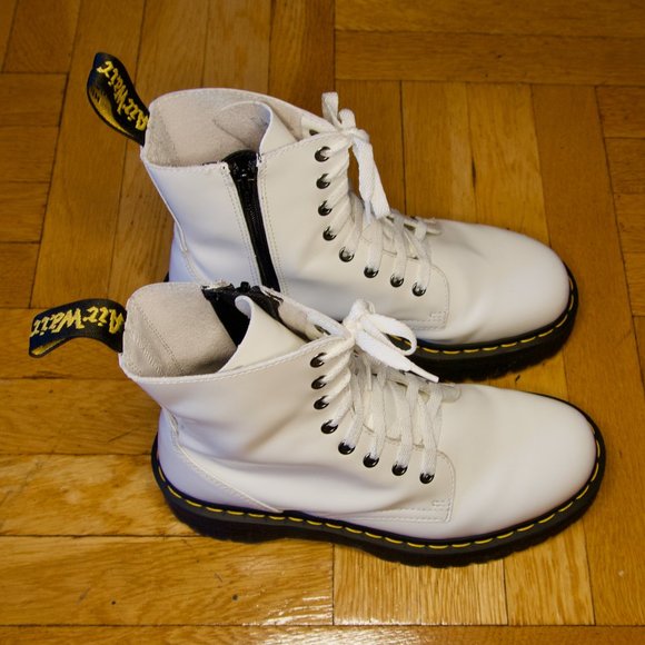 Dr. Martens Shoes - Dr. Martens Jadon 8-Eye Leather Platform Boot